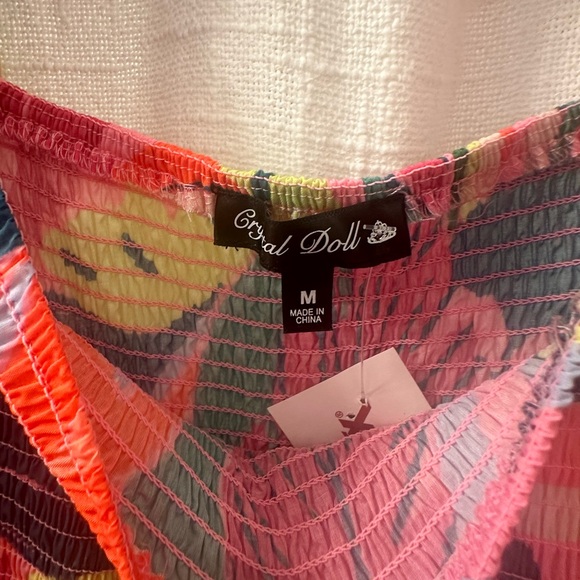 NWT tropical print midi dress - Picture 4 of 4